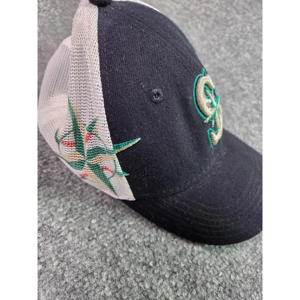 New Era Seattle Mariners‎ Hat Youth Child Navy White Mesh 39THIRTY Trucker Cap